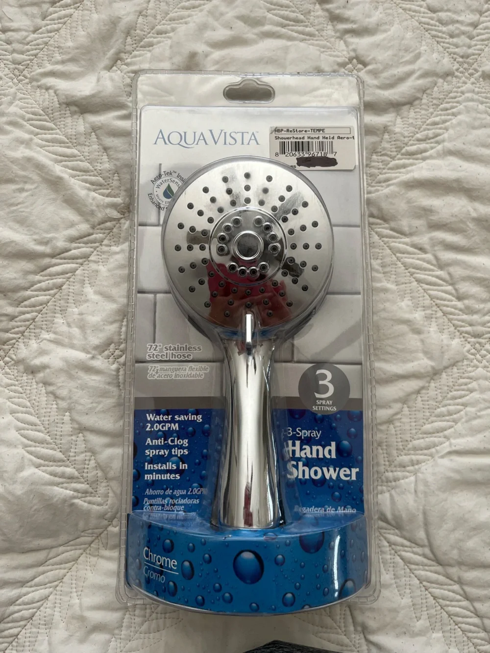 3-Spray Hand Shower - Chrome
